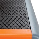 AS007 Step do aerobiku HMS PREMIUM czarno-pomarańczowy 3-stopniowy