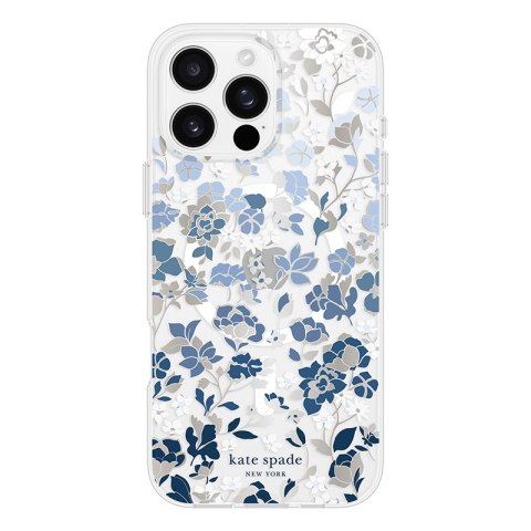 Kate Spade New York Protective Gems MagSafe - Etui iPhone 16 Pro Max (Flowerbed Blue) Kate Spade New York Protective Gems MagSafe - Etui iPhone 16 Pro Max (Flowerbed Blue)