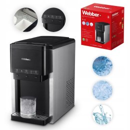 Kostkarka do lodu 3w1 Dystrybutor wody Kruszarka WEBBER 200W 20kg/24h 6 L