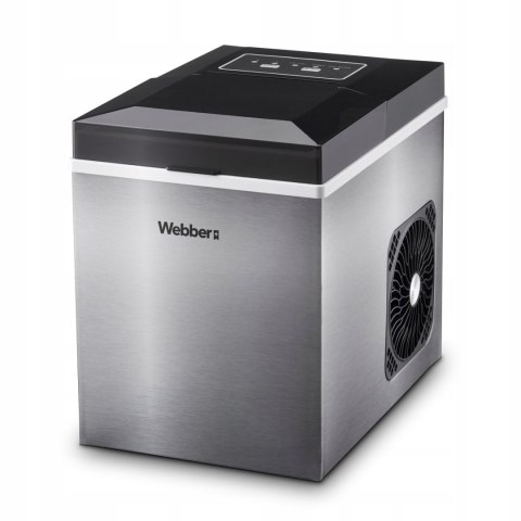 Kostkarka do lodu WEBBER domowa maszyna do kostek 10kg 165W ekspresowy lód Kostkarka do lodu WEBBER domowa maszyna do kostek 10kg 165W ekspresowy lód