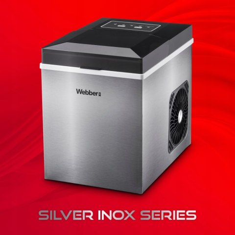 Kostkarka do lodu WEBBER domowa maszyna do kostek 10kg 165W ekspresowy lód Kostkarka do lodu WEBBER domowa maszyna do kostek 10kg 165W ekspresowy lód