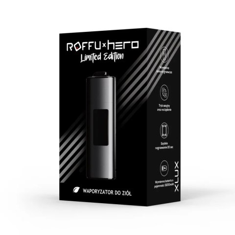 XLUX ROFFU x HERO - przenośny waporyzator do suszu XLUX ROFFU x HERO - przenośny waporyzator do suszu