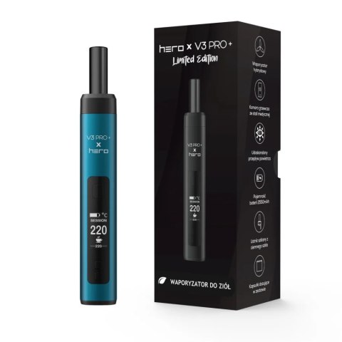 X-MAX V3 Pro Plus x HERO - waporyzator przenośny - niebieski X-MAX V3 Pro Plus x HERO - waporyzator przenośny - niebieski