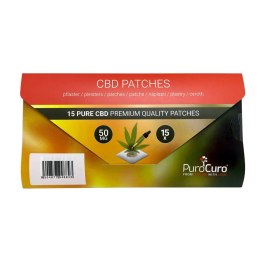 Plastry CBD PuroCuro 750 mg CBD (15 x 50 mg) 15 szt.