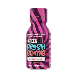 Shot konopny Green Out® Fresh Bomb Bubble Gum, 100 ml - Strong