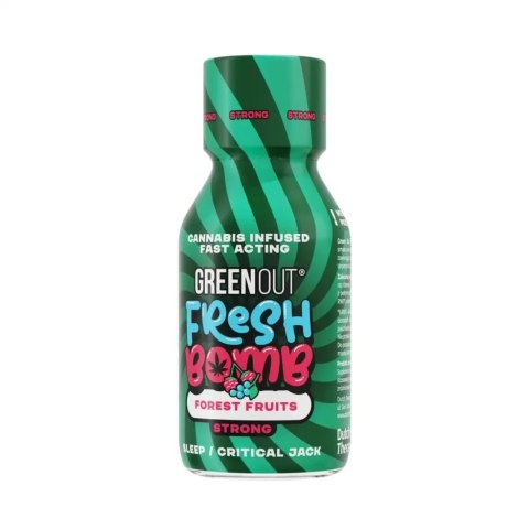 Shot konopny Green Out® Fresh Bomb Forest Fruits, 100ml - Strong Shot konopny Green Out® Fresh Bomb Forest Fruits, 100ml - Strong