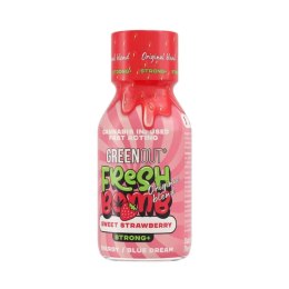 Shot konopny Green Out® Fresh Bomb Sweet Strawberry 100 ml - Strong+