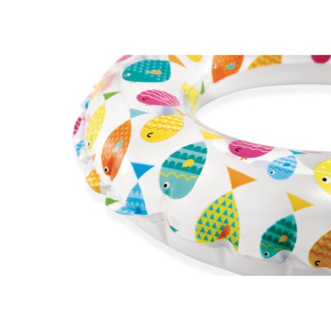 Koło do pływania kolorowe rybki 61 cm INTEX 59241