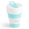 NC4103 KUBEK SILIKONOWY SKŁADANY 355ML MIĘTOWY NILS CAMP