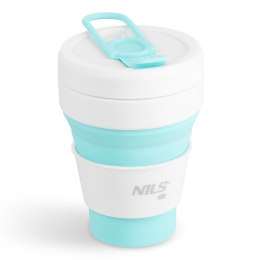 NC4103 KUBEK SILIKONOWY SKŁADANY 355ML MIĘTOWY NILS CAMP