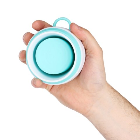 NC4103 KUBEK SILIKONOWY SKŁADANY 355ML MIĘTOWY NILS CAMP