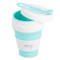 NC4103 KUBEK SILIKONOWY SKŁADANY 355ML MIĘTOWY NILS CAMP