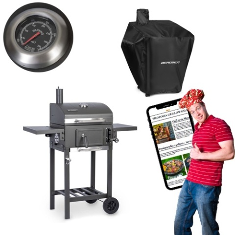 BD-892 Węglowy grill z pokrowcem Berdsen 42×31,5 cm czarny + poradnik pdf BD-892 Węglowy grill z pokrowcem Berdsen 42×31,5 cm czarny + poradnik pdf