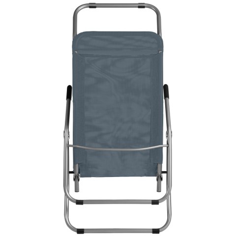 NC3017 Leżak turystyczny plażowy NILS CAMP szary składany ogródowy