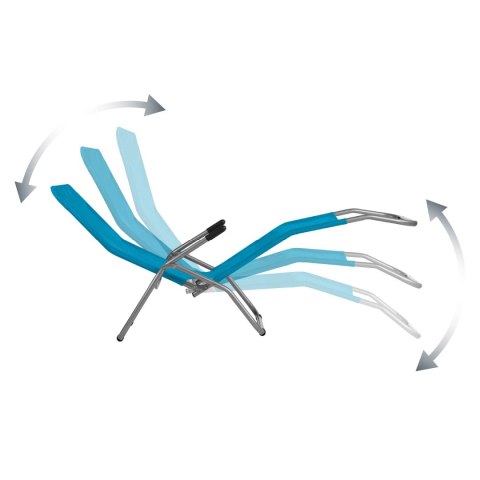 NC3017 Leżak turystyczny plażowy NILS CAMP turkusowy składany