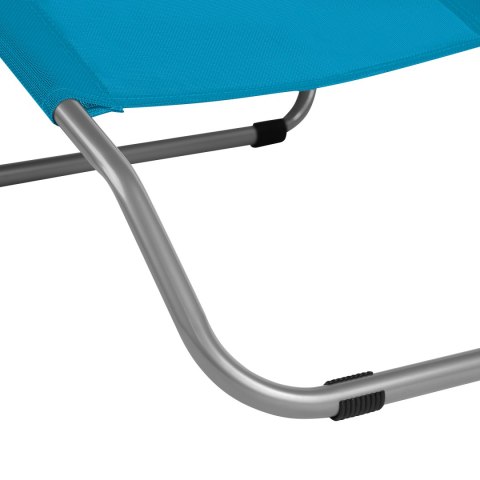 NC3017 Leżak turystyczny plażowy NILS CAMP turkusowy składany