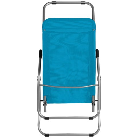 NC3017 Leżak turystyczny plażowy NILS CAMP turkusowy składany