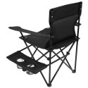 NC3301 KRZESŁO TURYSTYCZNE CZARNE NILS CAMP