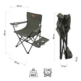 NC3301 KRZESŁO TURYSTYCZNE KHAKI NILS CAMP
