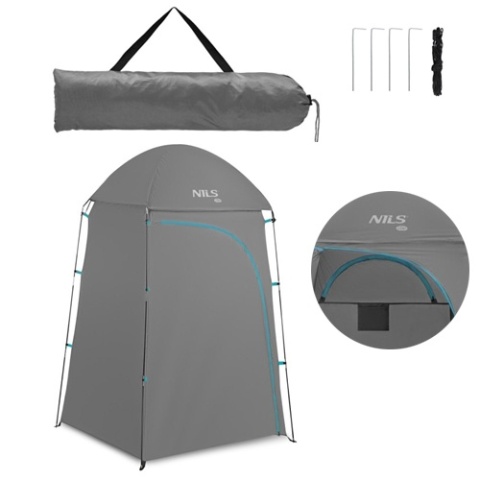 NC3025 Przebieralnia turystyczna XL NILS CAMP szara kabina camping