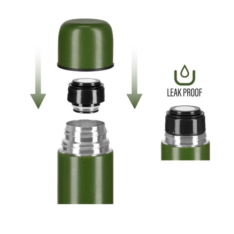 NC3804 TERMOS TURYSTYCZNY 1000 ML ZIELONY NILS CAMP