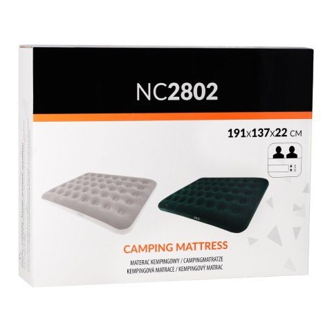 NC2802 MATERAC KEMPINGOWY 191X137X22 CM ZIELONY NILS CAMP
