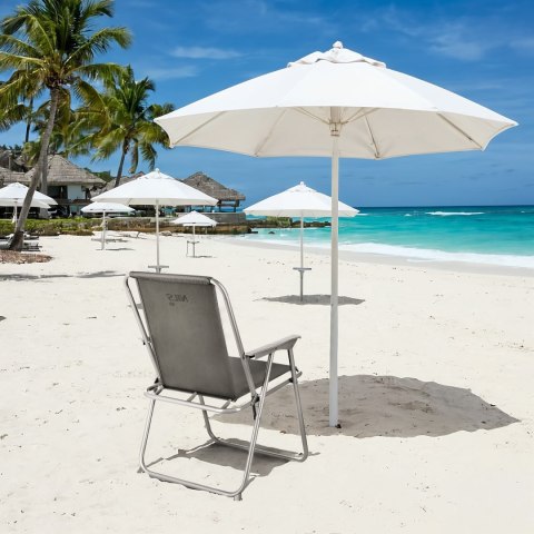 NC3503 KRZESŁO KEMPINGOWE SKŁADANE SZARE NILS CAMP