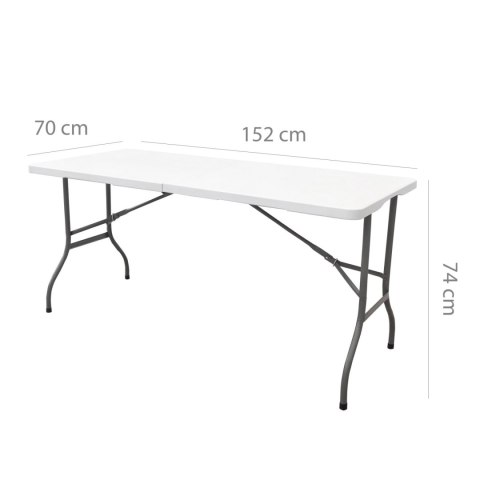 STÓŁ CATERINGOWY BANKIETOWY SKŁADANY OGRODOWY 152 CM STÓŁ CATERINGOWY BANKIETOWY SKŁADANY OGRODOWY 152 CM