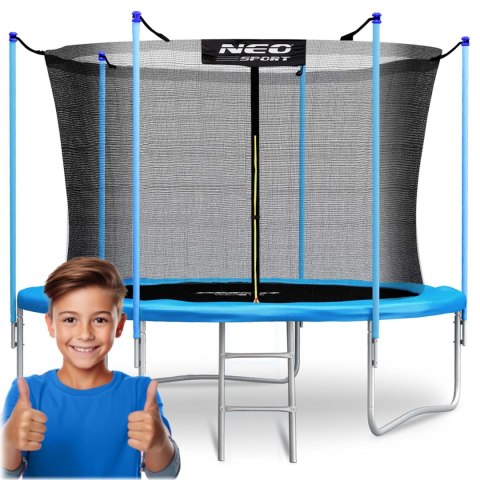 Trampolina ogrodowa 10ft/312cm z siatką wewnętrzną i drabinką Trampolina ogrodowa 10ft/312cm z siatką wewnętrzną i drabinką