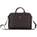 Guess New 4G Zipper Pocket Triangle Logo - Torba na notebooka 15" (czarny)
