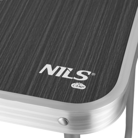 NC3401 STÓŁ KEMPINGOWY 60x40x50 CM CIEMNOSZARY NILS CAMP