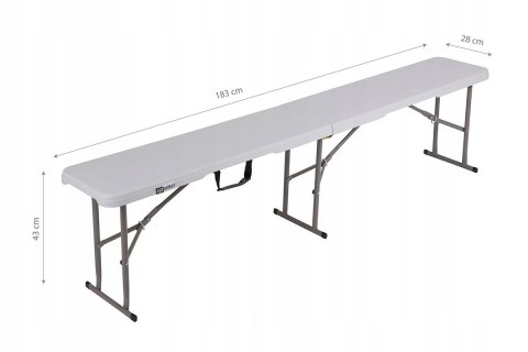 ŁAWKA CATERINGOWA ROZKŁADANA SKŁADANA W WALIZKĘ OGRODOWA BANKIETOWA 180 cm