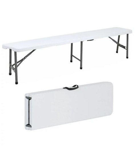 ŁAWKA CATERINGOWA ROZKŁADANA SKŁADANA W WALIZKĘ OGRODOWA BANKIETOWA 180 cm