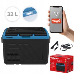 LODÓWKA KOMPRESOROWA ZAMRAŻARKA TURYSTYCZNA SAMOCHODOWA 12V/230V 32L SMART