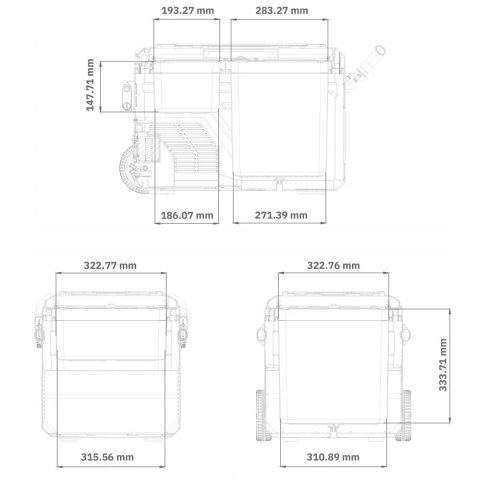 LODÓWKA KOMPRESOROWA ZAMRAŻARKA TURYSTYCZNA SAMOCHODOWA 12V/230V 40L SMART LODÓWKA KOMPRESOROWA ZAMRAŻARKA TURYSTYCZNA SAMOCHODOWA 12V/230V 40L SMART