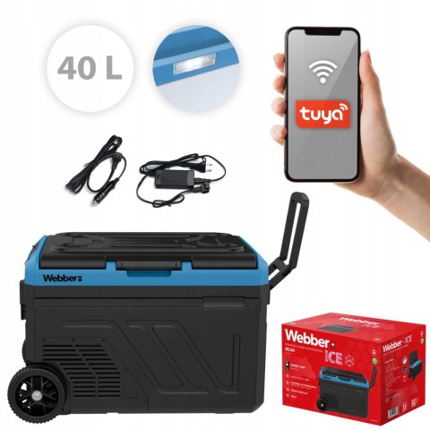 LODÓWKA KOMPRESOROWA ZAMRAŻARKA TURYSTYCZNA SAMOCHODOWA 12V/230V 40L SMART LODÓWKA KOMPRESOROWA ZAMRAŻARKA TURYSTYCZNA SAMOCHODOWA 12V/230V 40L SMART