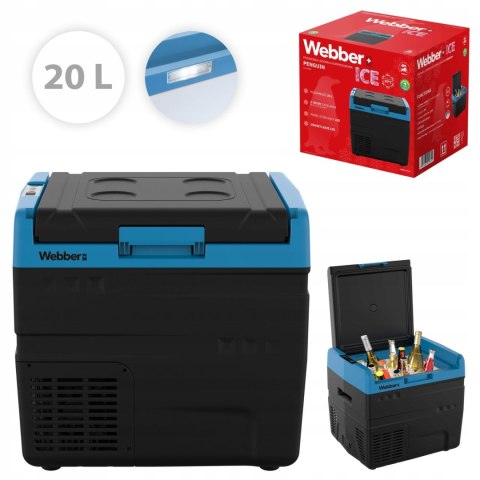 MOCNA LODÓWKA KOMPRESOROWA ZAMRAŻARKA TURYSTYCZNA SAMOCHODOWA 12V/230V 20L MOCNA LODÓWKA KOMPRESOROWA ZAMRAŻARKA TURYSTYCZNA SAMOCHODOWA 12V/230V 20L