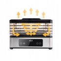 DUŻA Suszarka do Grzybów Owoców Warzyw IDEAL INOX +Termoobieg 400W +Timer