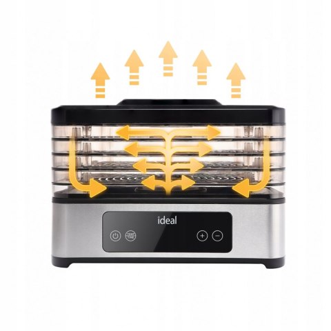 DUŻA Suszarka do Grzybów Owoców Warzyw IDEAL INOX +Termoobieg 400W +Timer DUŻA Suszarka do Grzybów Owoców Warzyw IDEAL INOX +Termoobieg 400W +Timer