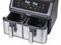 FRYTKOWNICA BEZTŁUSZCZOWA AIR FRYER ELDOM PODWÓJNA 9L DWUKOMOROWA+SUSZARKA