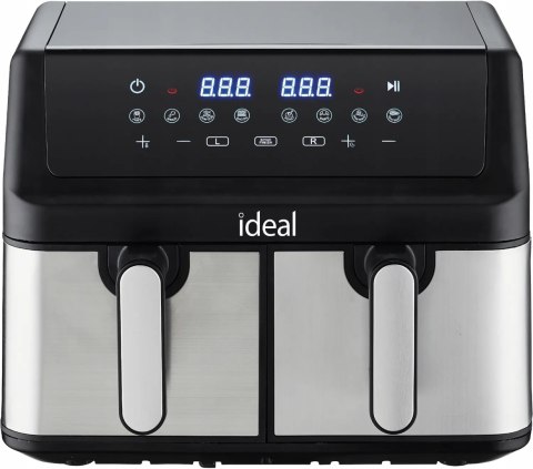 FRYTKOWNICA BEZTŁUSZCZOWA AIR FRYER ELDOM PODWÓJNA 9L DWUKOMOROWA+SUSZARKA FRYTKOWNICA BEZTŁUSZCZOWA AIR FRYER ELDOM PODWÓJNA 9L DWUKOMOROWA+SUSZARKA