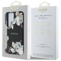 Guess Grained Printed Flower Pattern MagSafe - Etui do Samsung Galaxy S25 Ultra (czarny)