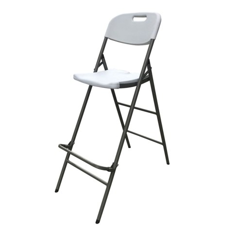KRZESŁO HOKER SKŁADANE BAROWE OGRODOWE TURYSTYCZNE CATERINGOWE BIAŁE 70cm KRZESŁO HOKER SKŁADANE BAROWE OGRODOWE TURYSTYCZNE CATERINGOWE BIAŁE 70cm