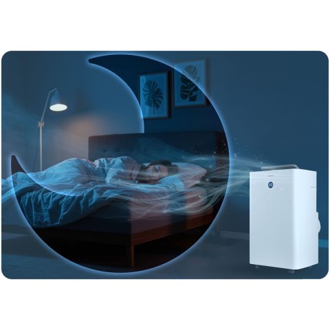 Klimatyzator przenośny 14000 BTU osuszacz grzanie WiFi 37l/24h Berdsen BD-583