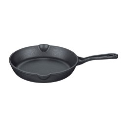 Küchenprofi Provence - Patelnia żeliwna z dzióbkiem, średnica 20 cm (czarny)