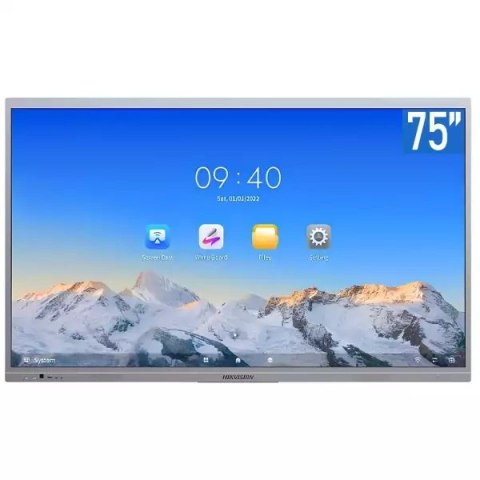 Monitor HIKVISION DS-D5C75RB/A (EDLA (75" /TFT TN /3840 x 2160 /Szary) Monitor HIKVISION DS-D5C75RB/A (EDLA (75" /TFT TN /3840 x 2160 /Szary)