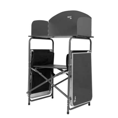 NC3042 Szafka turystyczna kuchenna NILS CAMP składana z osłoną