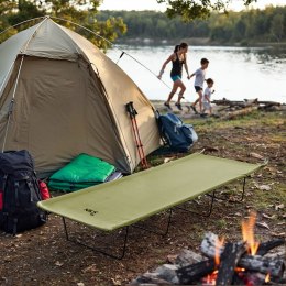 NC3504 ŁÓŻKO POLOWE ULTRA LIGHT ZIELONE NILS CAMP