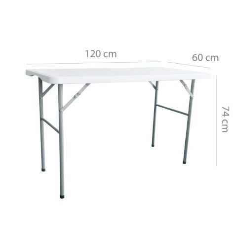 STÓŁ CATERINGOWY BANKIETOWY SKŁADANY OGRODOWY 120x60x74