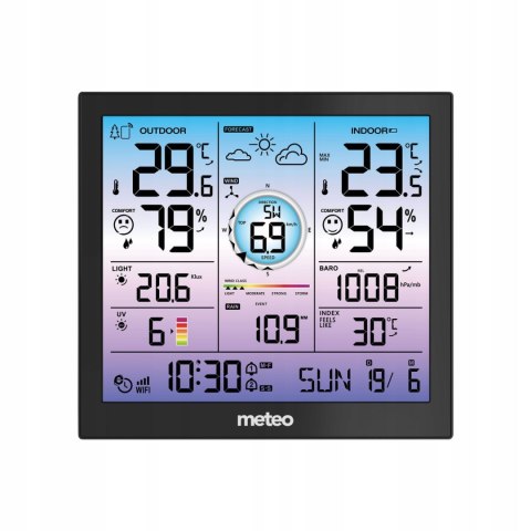 Stacja Pogodowa POGODY Bezprzewodowa METEO Higrometr Barometr WIFI SP602 Stacja Pogodowa POGODY Bezprzewodowa METEO Higrometr Barometr WIFI SP602